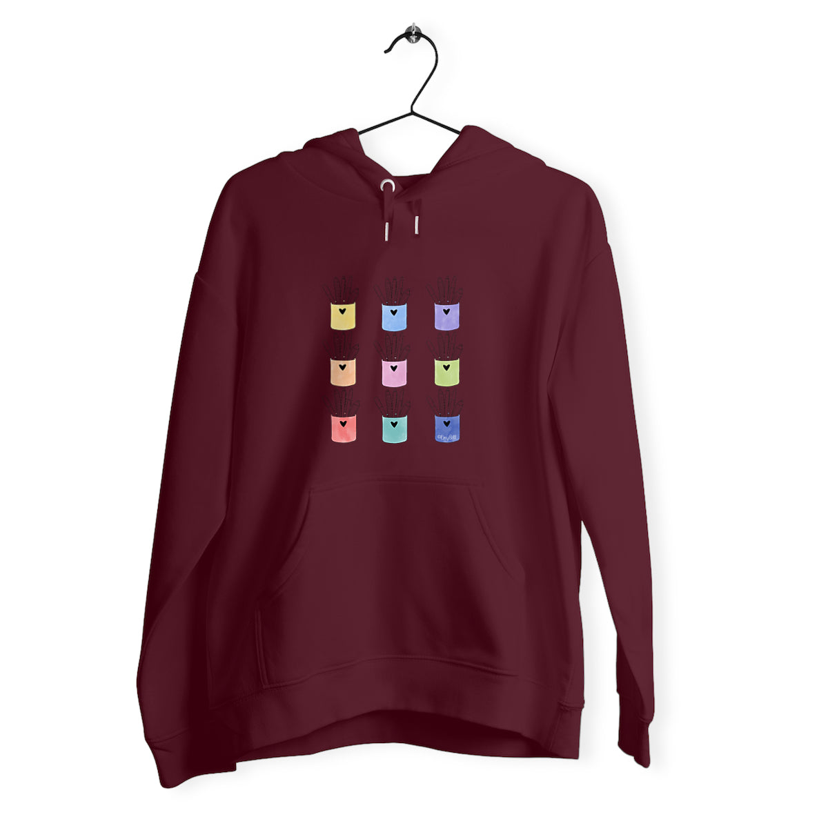 Sweat Capuche UNISEXE pots de crayons Warhol