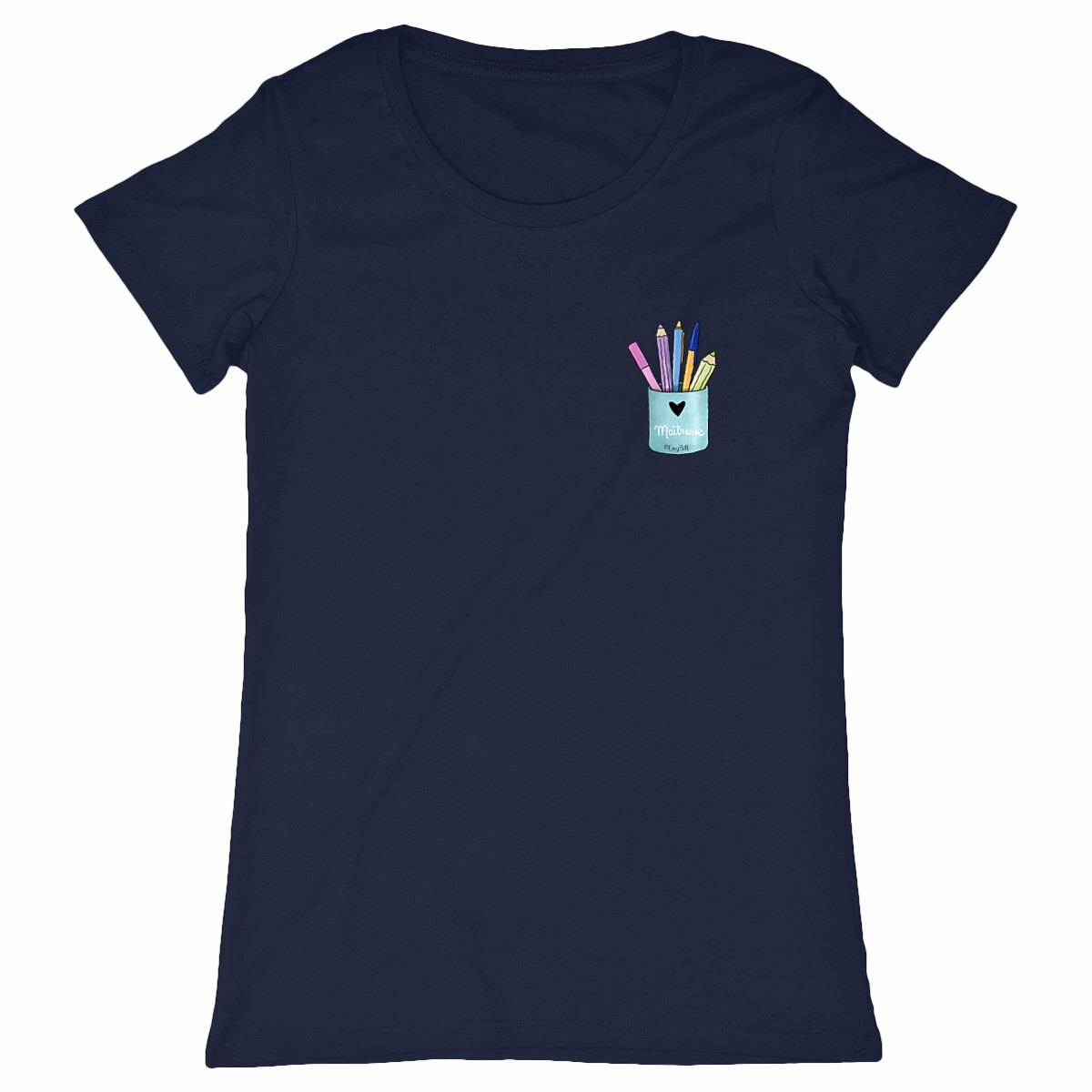 T-Shirt Femme Pot de crayons