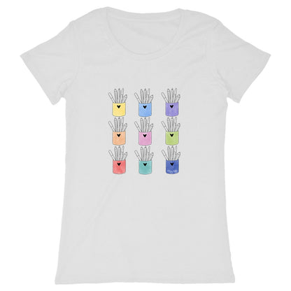 T-Shirt Femme Pot de crayons Warhol