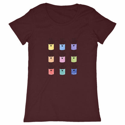 T-Shirt Femme Pot de crayons Warhol