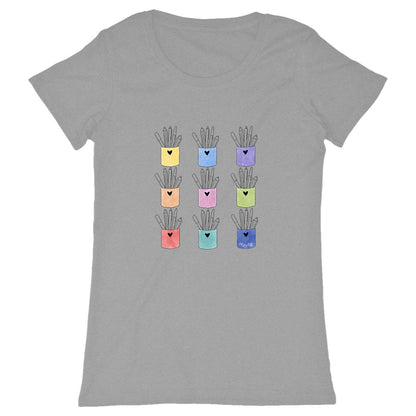 T-Shirt Femme Pot de crayons Warhol