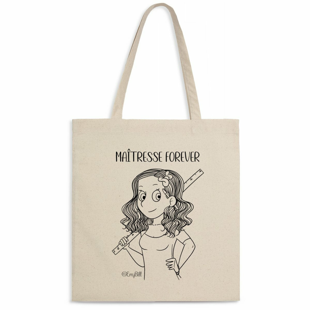 Tote Bag Maîtresse forever – idée cadeau maîtresse original | Boutique Emy Bill